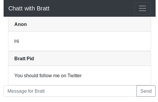 UTCTF 2020 - Chatt With Bratt